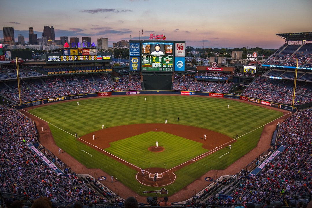 Baseball field at former Turner Field, illustrative photograph