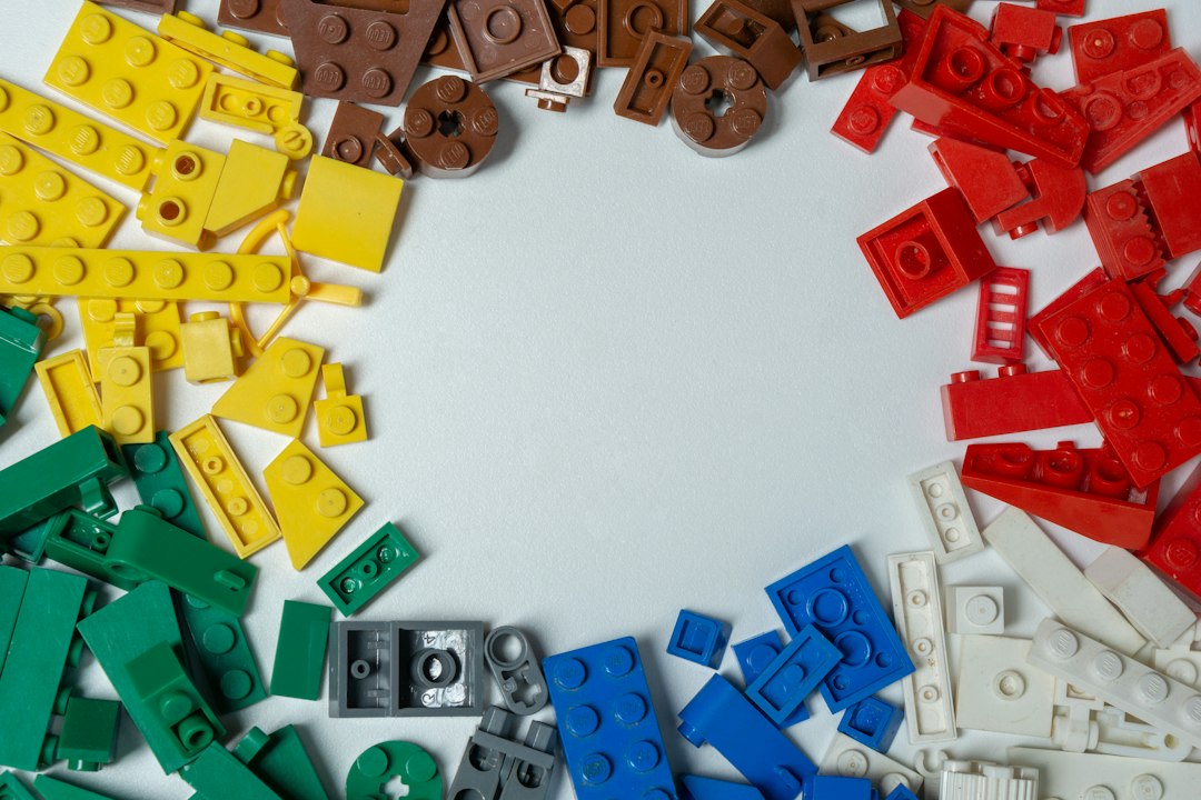 Colorful interlocking toy bricks; illustrative image, not a still from LEGO ONE PIECE