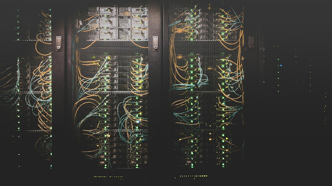 Network cables and server racks in a data center; illustrative image for HPE and Vultr AI infrastructure