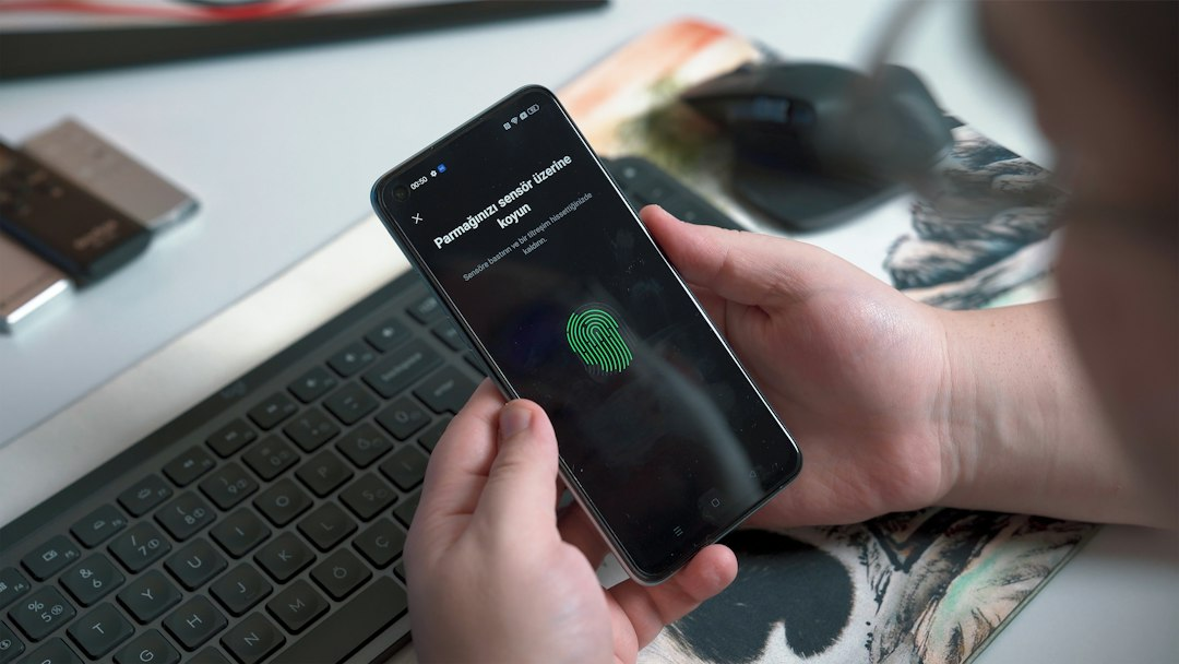 A secure digital sign-in screen