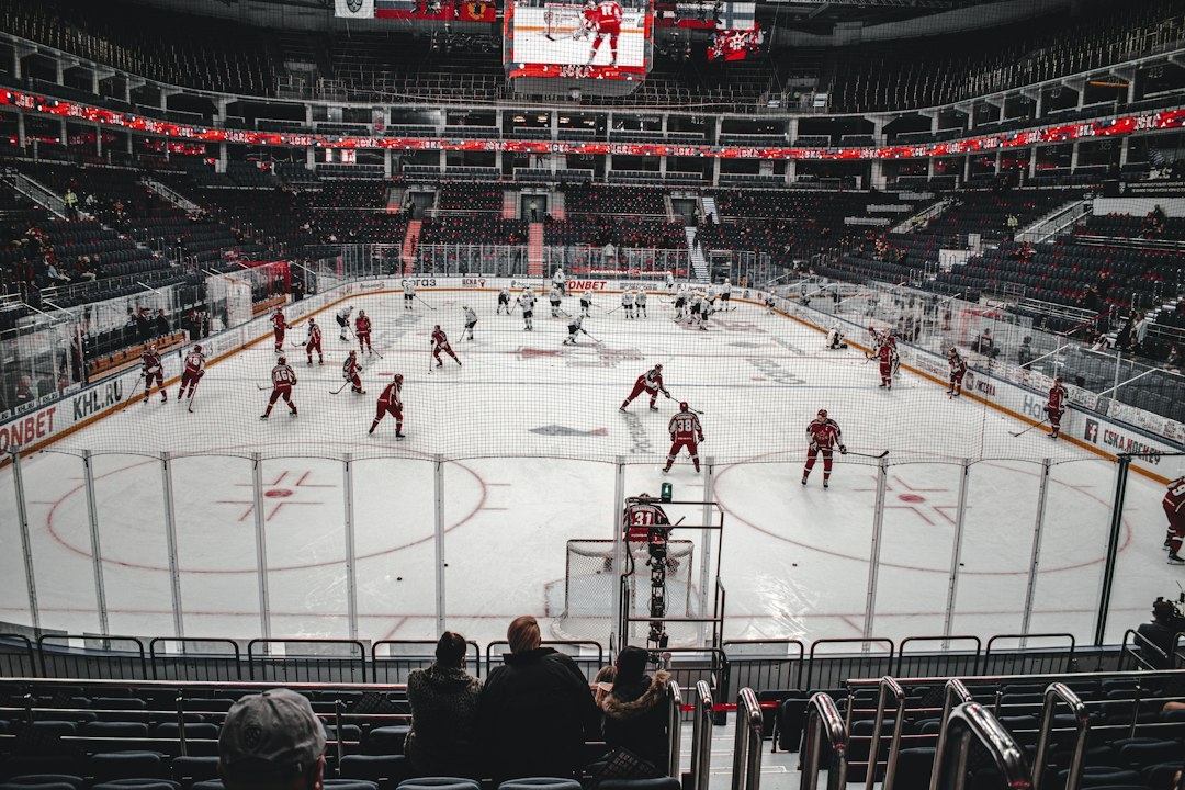 Ice hockey arena and rink