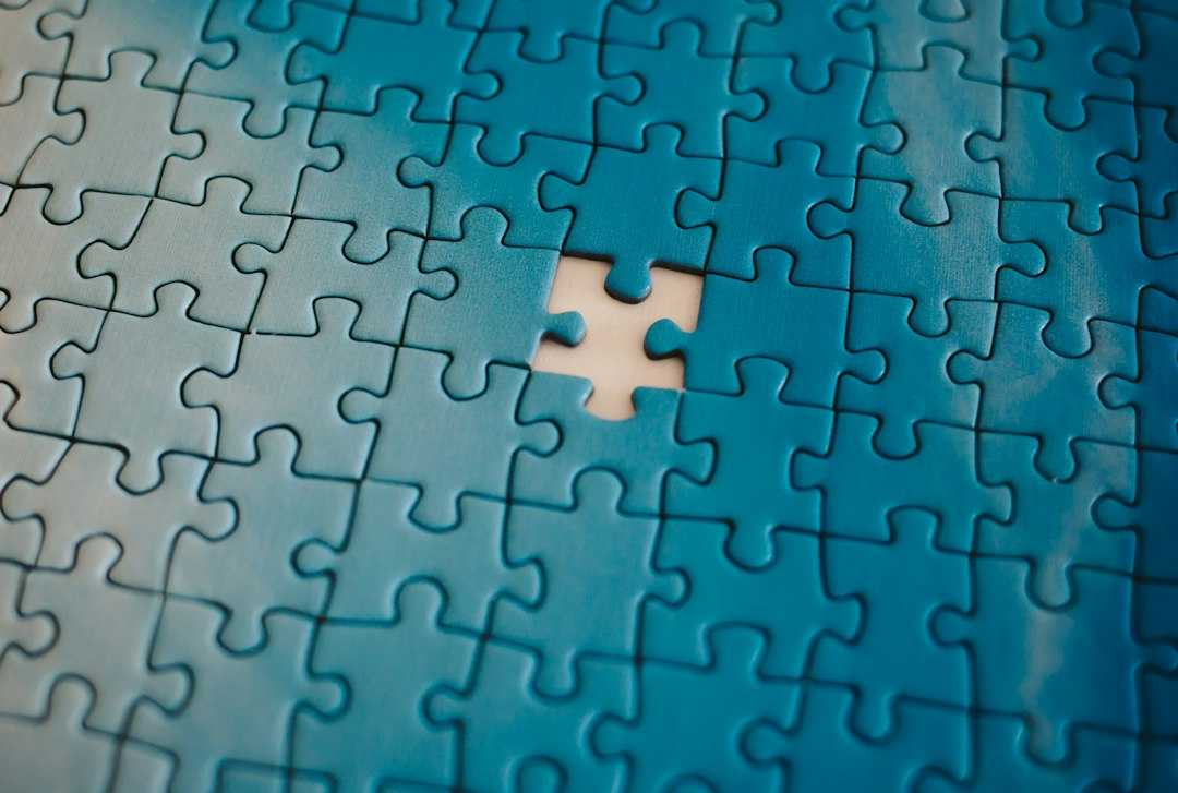 Puzzle piece for Tic-Tac-Toe