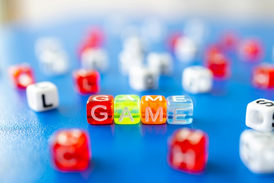 Colorful letter tiles for Word Scramble