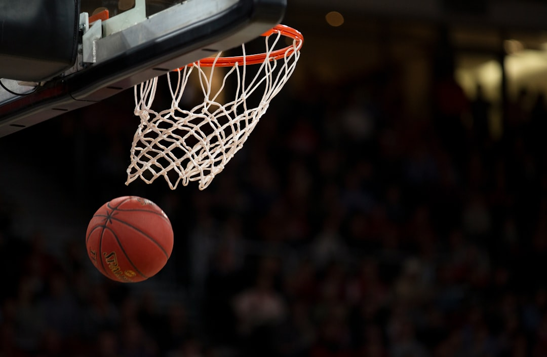 Basketball and hoop illustrating Ariel Hukporti's Achilles injury