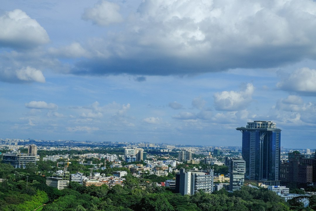 Illustrative Bengaluru skyline for India technology stocks report