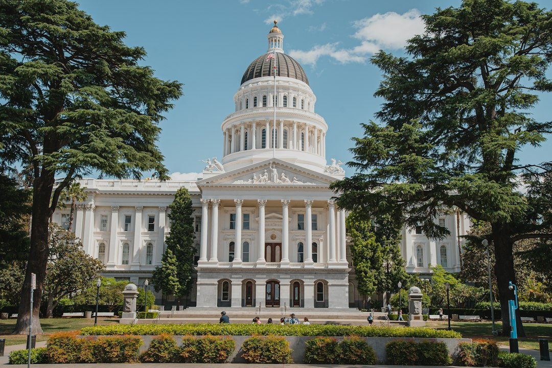 California State Capitol building under a blue sky