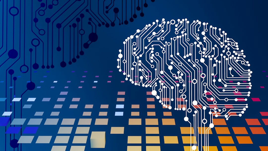 Abstract artificial intelligence circuitry, illustrating federal AI policy