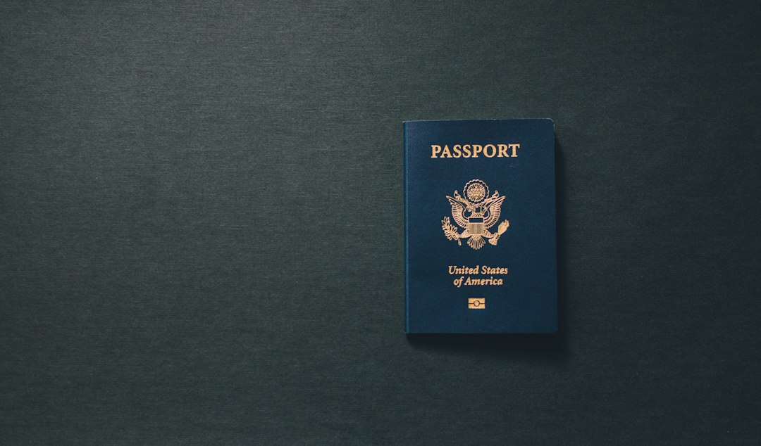 United States passport representing H-1B visa applications