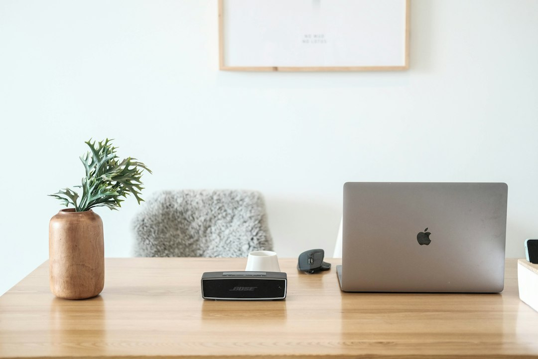 Modern home office workspace, illustrating the Scotch thermal laminator recall