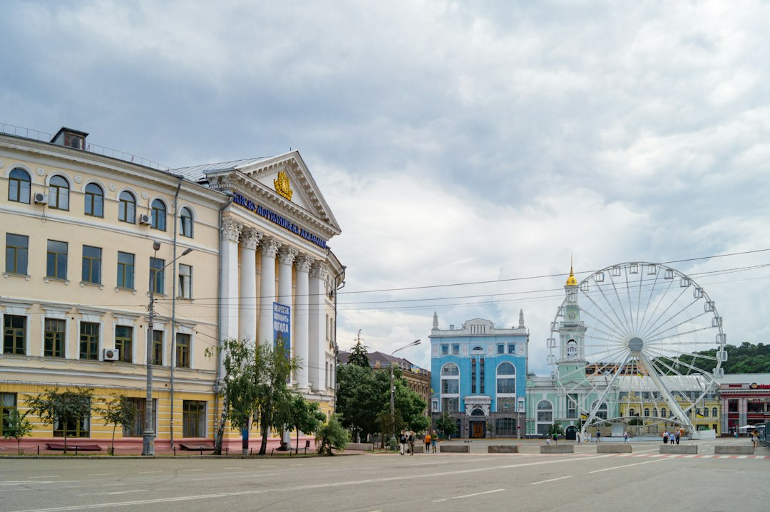 Historic educational building in Kyiv, Ukraine