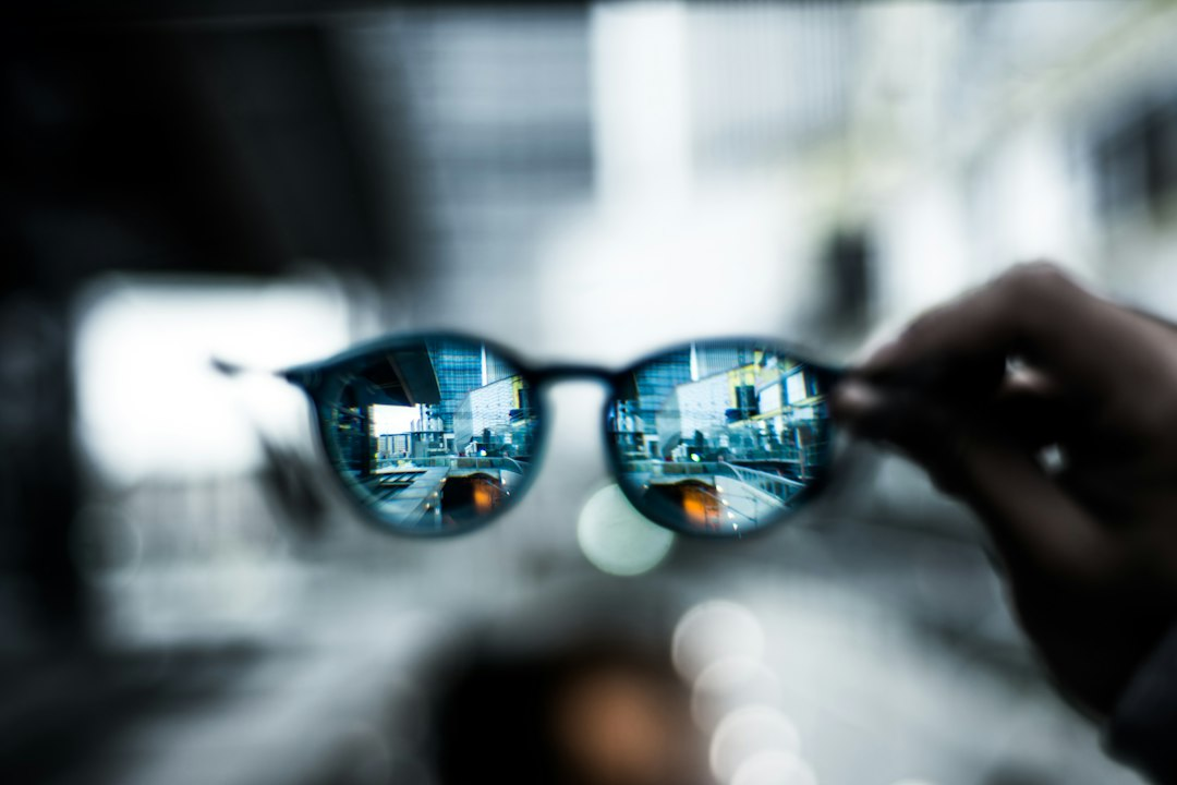 Illustrative pair of glasses for a report about wearable technology privacy