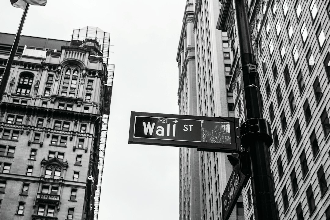 Wall Street sign in New York illustrating record U.S. stock-market closes