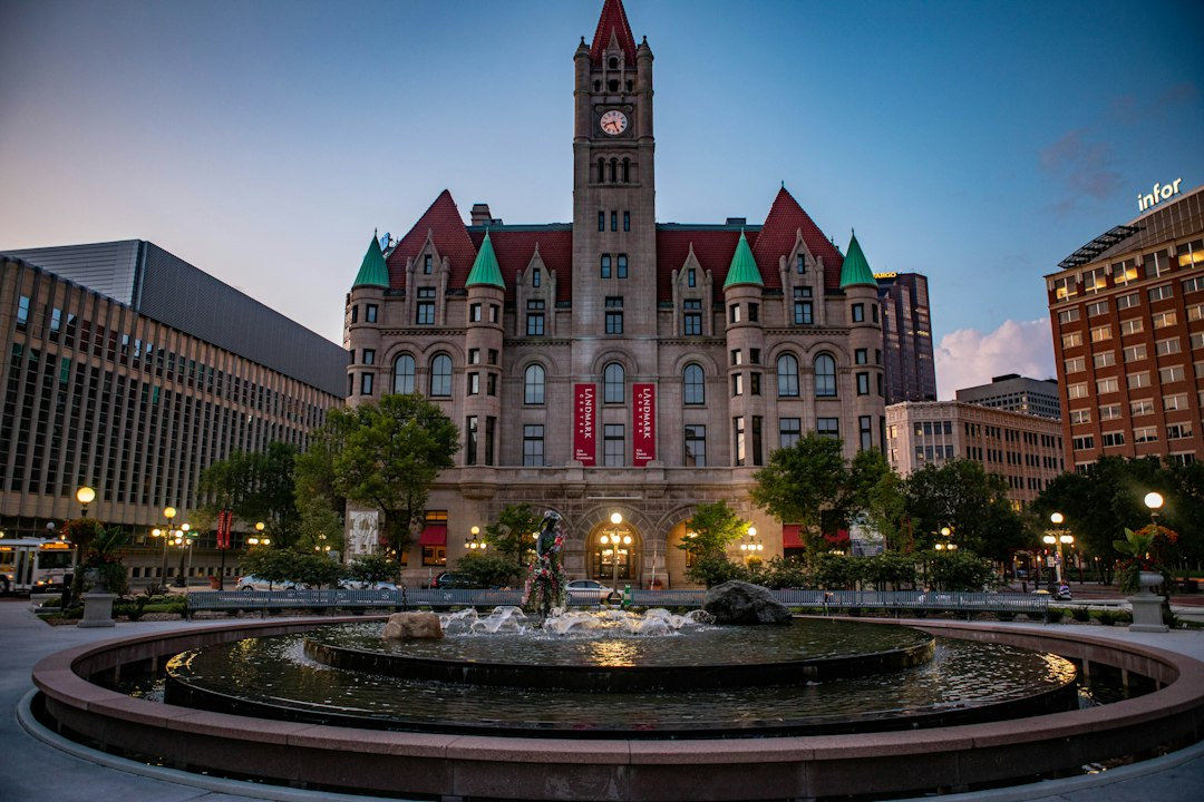 Landmark Center in downtown Saint Paul, Minnesota; illustrative photograph