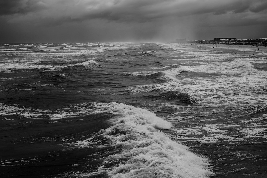 Storm clouds over the Texas Gulf Coast