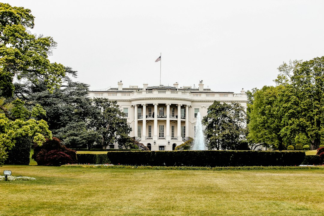 Illustrative view of the White House in Washington